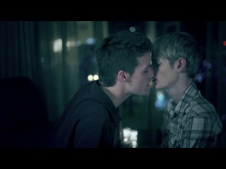 cool gay kiss.