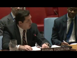 why are you looking away - safronkov replied to the representative of britain in the un